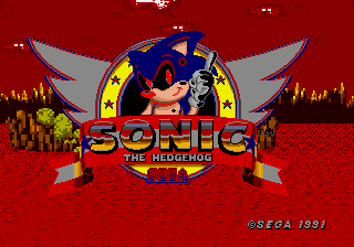 Sonic 1 EXE Title Screen
